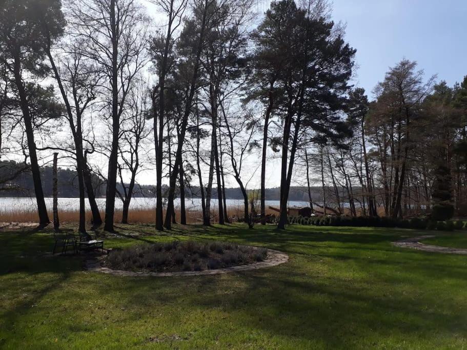 Haus Wilma Gruene Idylle Im Wald Direkt Am See Wendisch Rietz Exterior foto